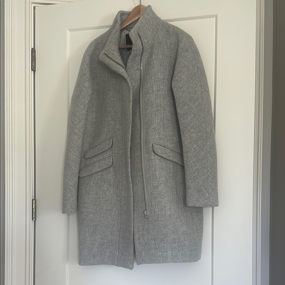 J. Crew Jackets & Blazers - J. Crew Light Gray Trench Coat
